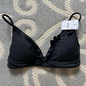 JCrew ruffle bathing suit top!